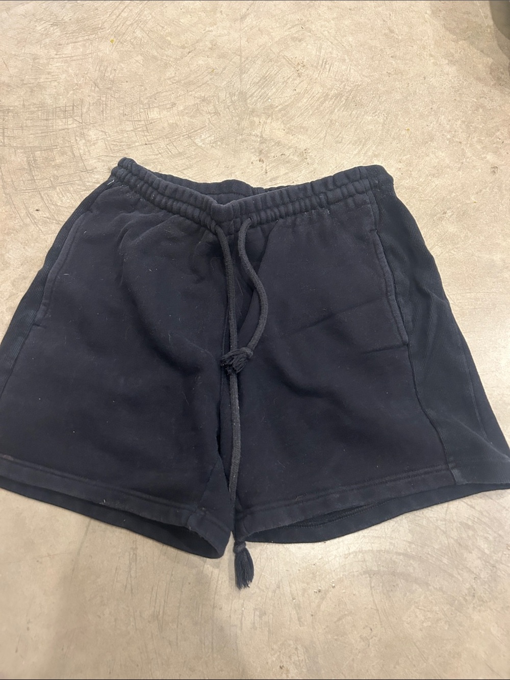 Women’s Black Drawstring Sweat Shorts